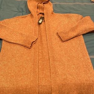 Cozy Hooded Open-Front Cardigan
